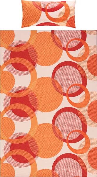 

Комплект постельного белья REDBEST 206703 2-teilig, 135x1x200 см цвет natur-orange-rot