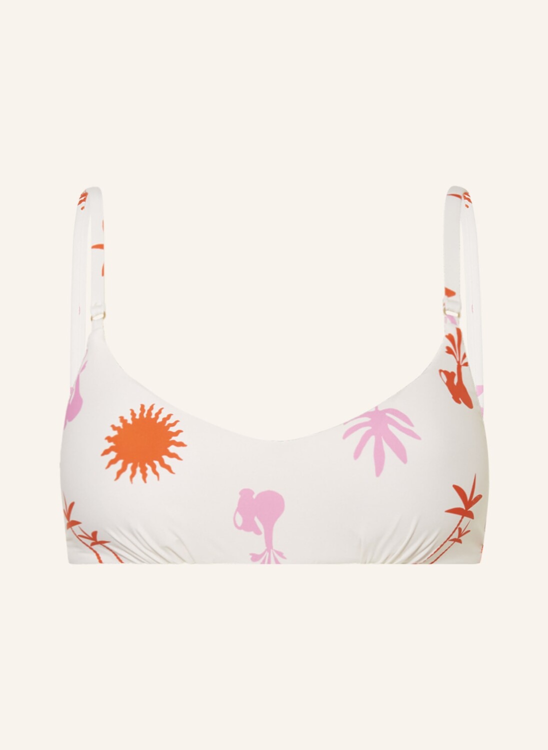 

Топ бикини SEAFOLLY Bralette LA PALMA zum Wenden, экру