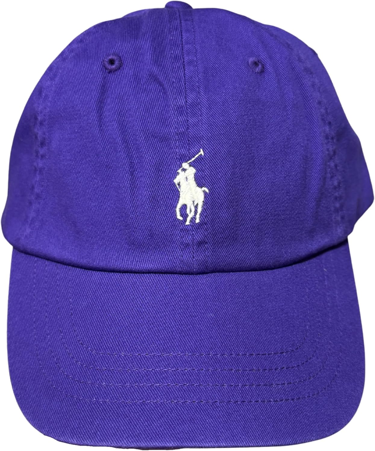 

Polo Ralph Lauren мужская бейсболка из хлопчатобумажного чино, Purple/White