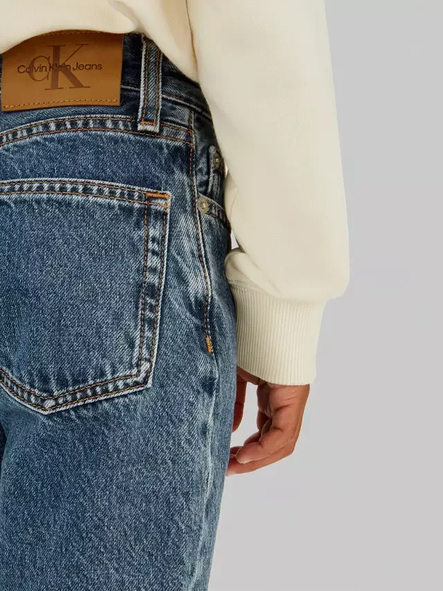 Детские свободные джинсовые шорты-карго, цвет Бекфорд Calvin Klein — фото 2