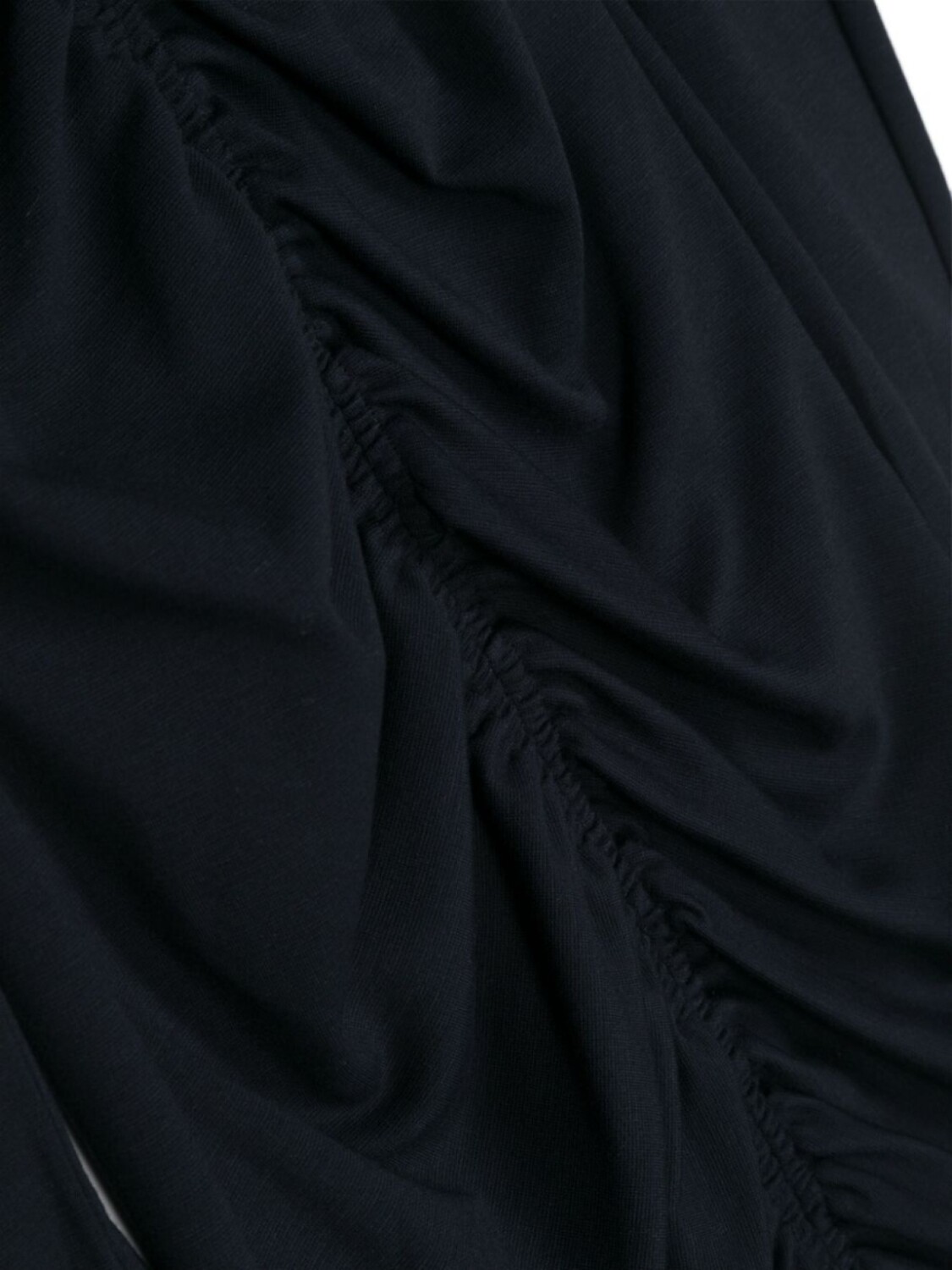 Monnalisa платье миди с V-образным вырезом и сборками, синий — фото 3