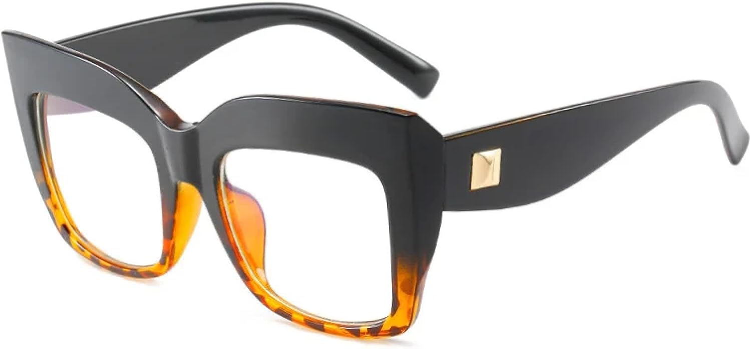 

Винтажные солнцезащитные очки для женщин и мужчин, крупная оправа, модные градиентные солнцезащитные очки класса люкс с защитой от УФ-излучения UV400 VVTWSSW, Blackleopard