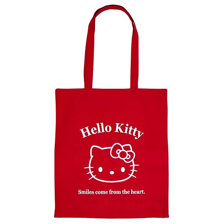 

Sanrio Хлопковая женская сумка через плечо красная, Red