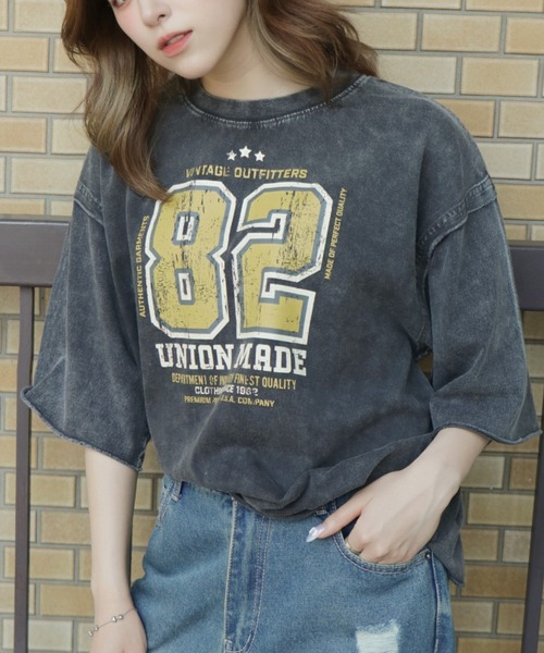 

Женская футболка с коротким рукавом, винтажная, пронумерованная, свободного кроя GORGE