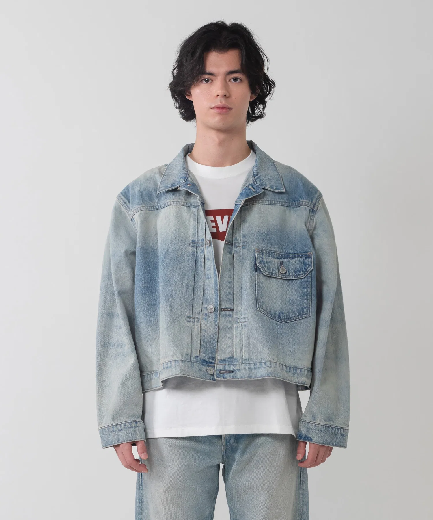 Джинсовая куртка Levi's BLUETAB™ TYPE I Trucker Jacket, светло-индиговый — фото 3