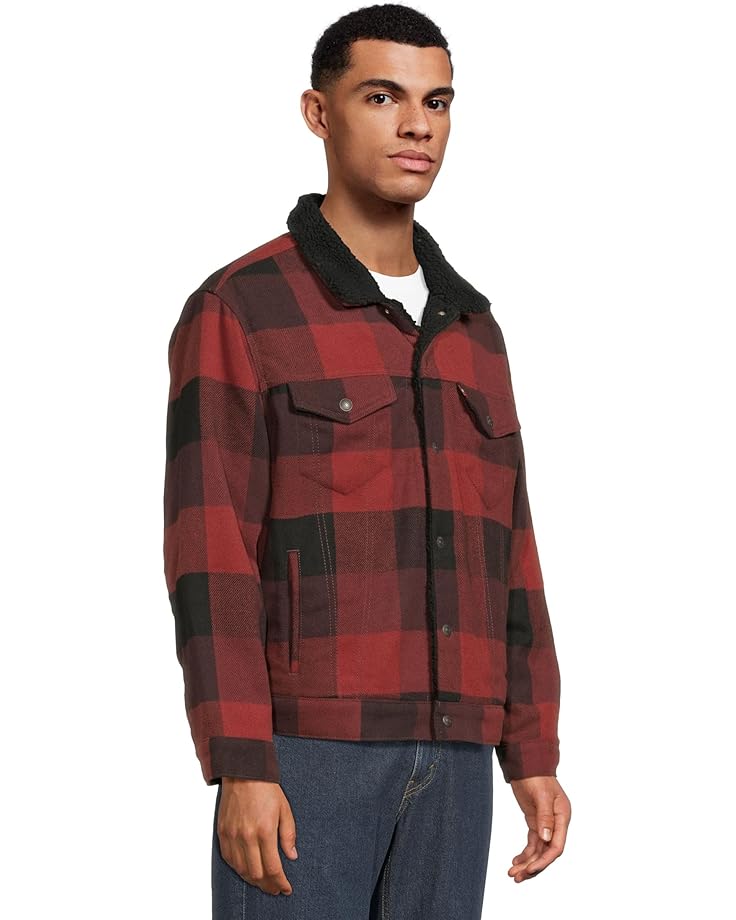 Мужская куртка Levi's Type 3 Sherpa Trucker Levi's Mens, Rinse It Out — фото 2