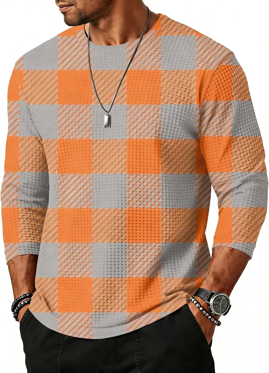 

Футболка Wenkomg1 с принтом, три четверти рукава, размеры S-2XL