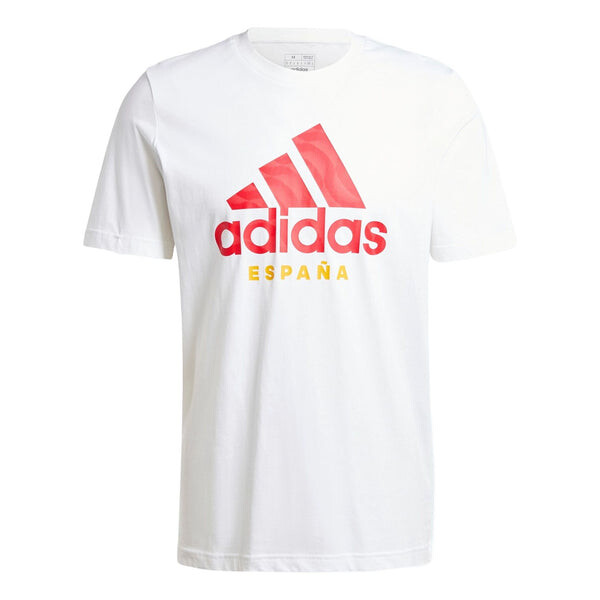 

Футболка испания ДНК графика футболка азия размеры Adidas, белый