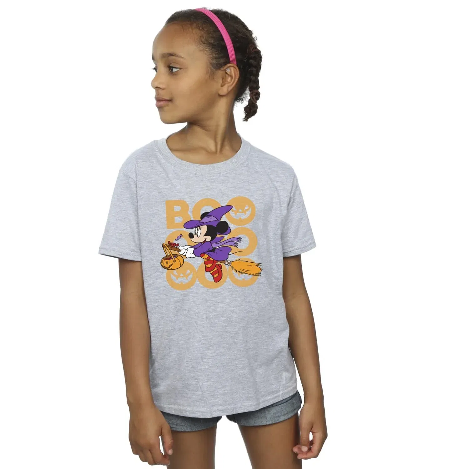 Детская футболка Minnie Mouse Halloween Disney, серый