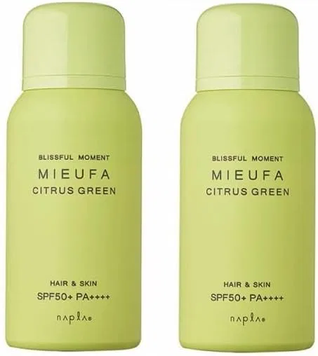 Спрей для загара Napura Meifa Fragrance UV Spray Citrus Green, 80 г, 2 шт Eyes