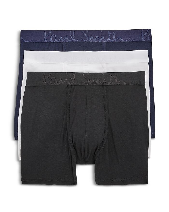 

Длинные плавки Paul Smith с логотипом на поясе, набор из 3 шт, черный