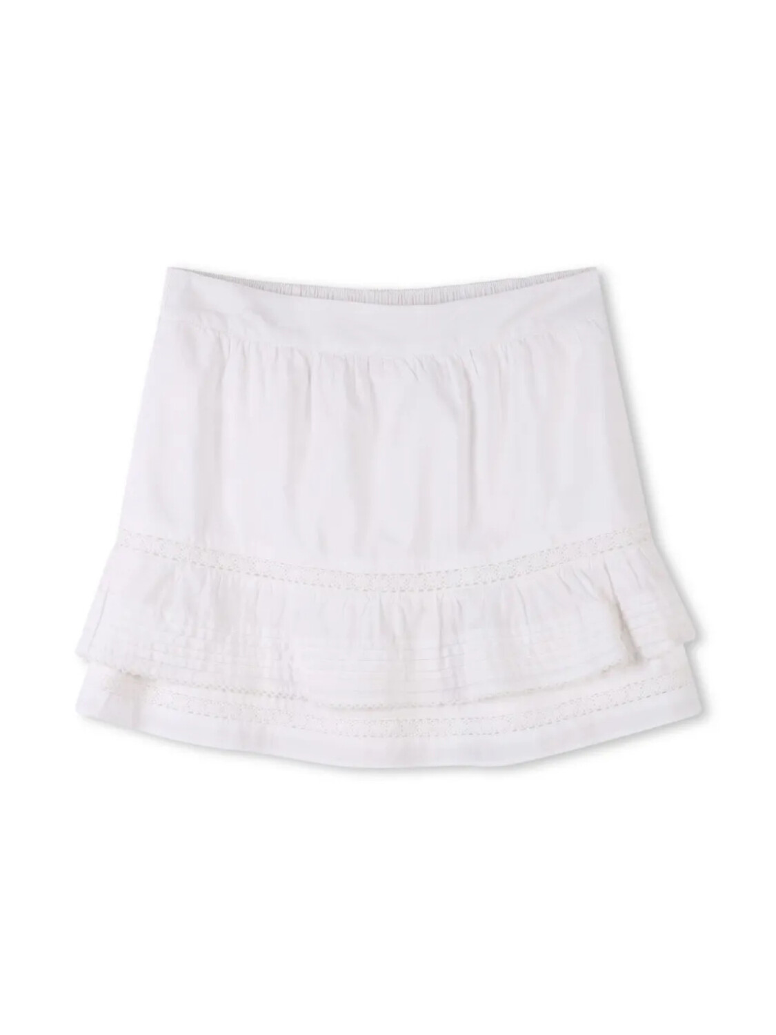

Zadig & Voltaire Kids многослойная юбка, белый