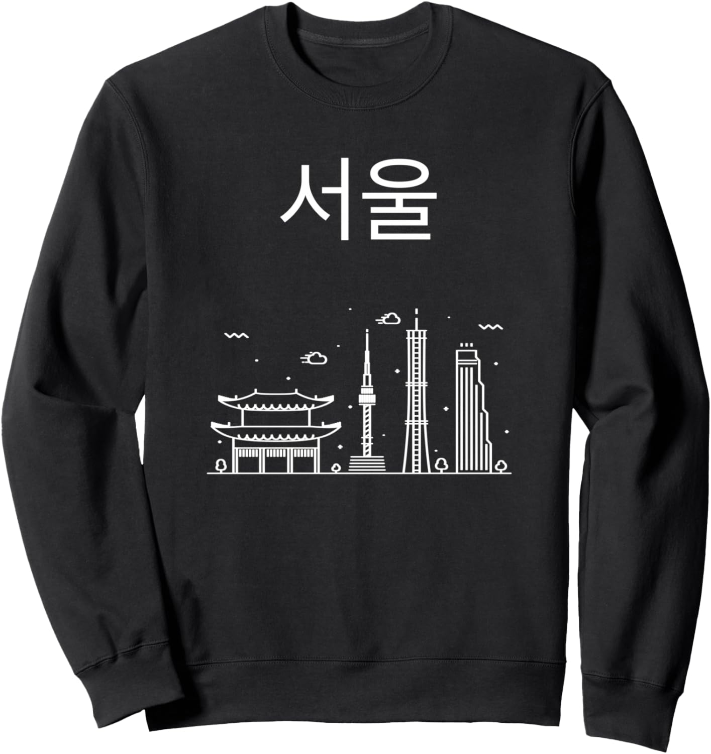 

Корейская толстовка Hangul Soul, черная Korea Travel Club, Черный, Корейская толстовка Hangul Soul, черная Korea Travel Club