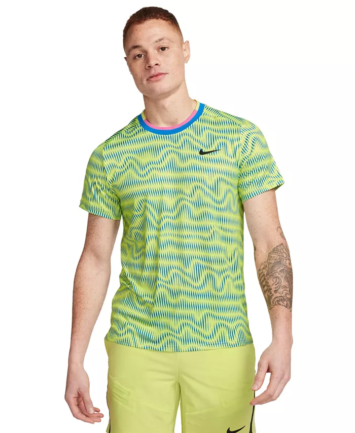 

Мужская теннисная футболка Court Advantage Dri-FIT Nike, желтый