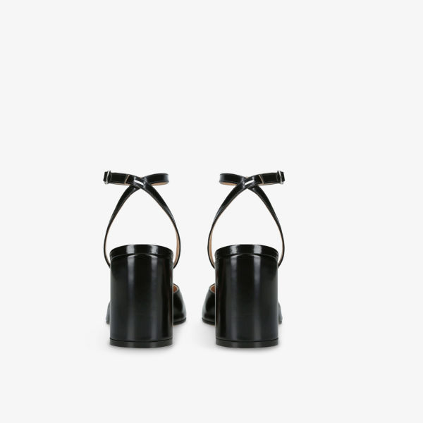 Туфли кожаные Maison Margiela Tabi с раздельным носком, черный — фото 4