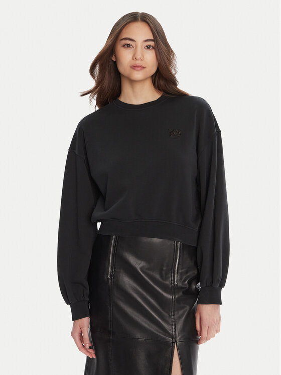 

Свитшот regular fit Maliardo 105510 A2RB Pinko, чёрный