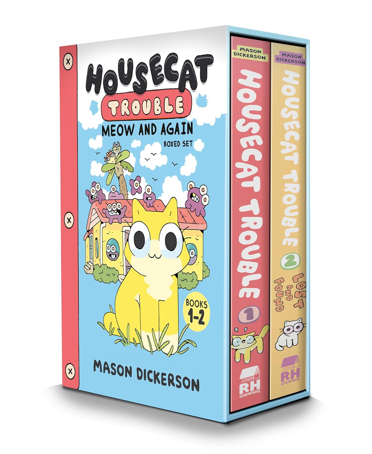 

Housecat Trouble: Meow and Again Boxed Set: Housecat Trouble; Lost and Found (A Graphic Novel Boxed Set) (Random House Graphic)