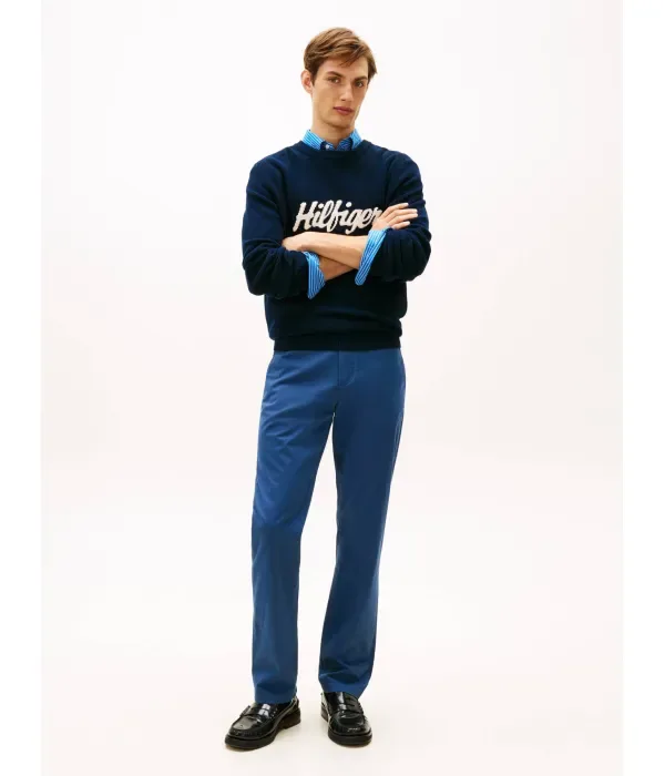 Брюки чинос Denton straight fit Tommy Hilfiger, синий — фото 2