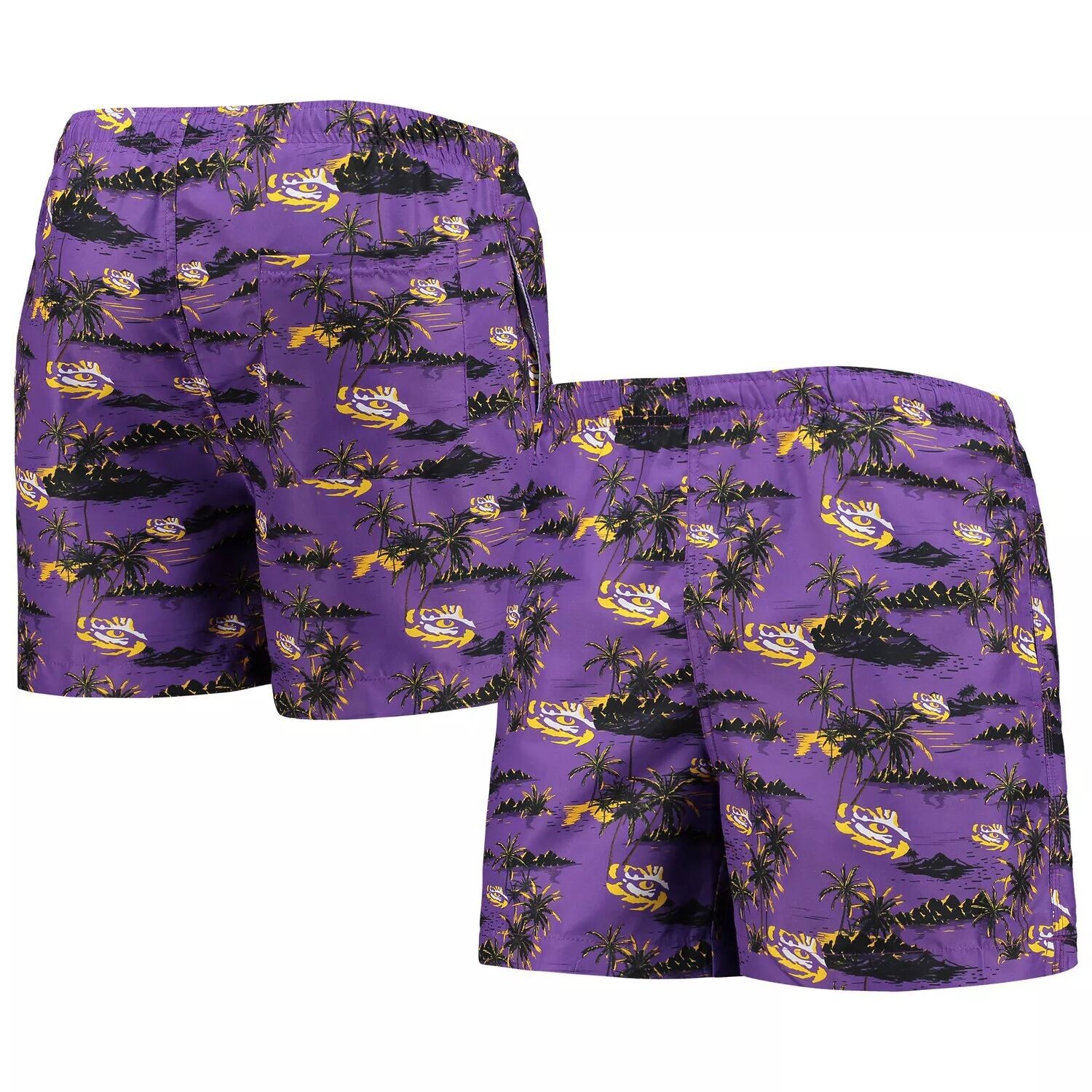 

Мужские фиолетовые плавки FOCO LSU Tigers Island Palm