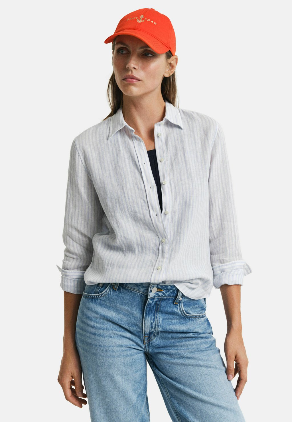 

Рубашка REGULAR FIT STRIPED GANT, светло-голубой