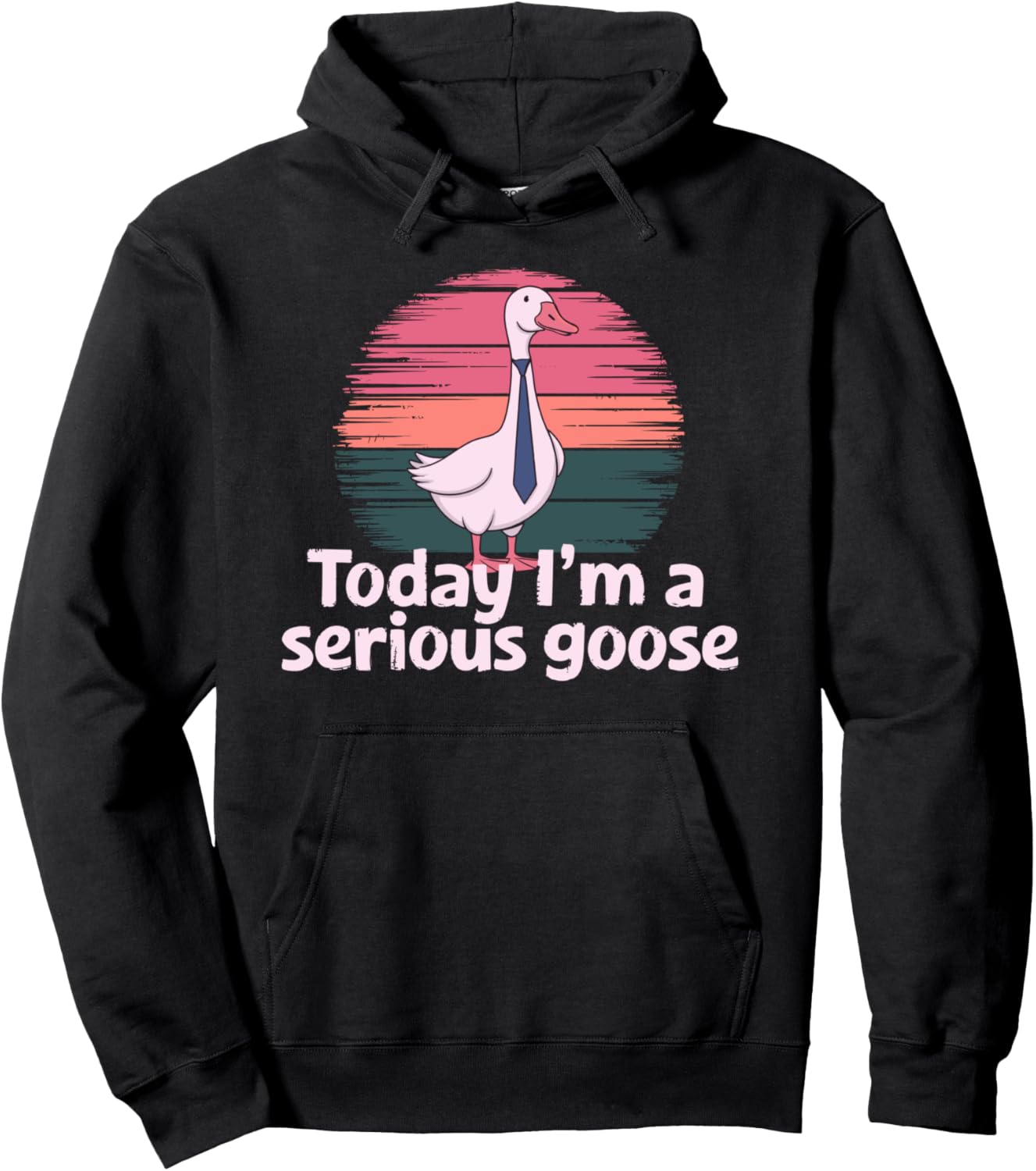

Забавная толстовка с изображением гуся для мужчин, женщин и детей Goose Humor Apparel, черный
