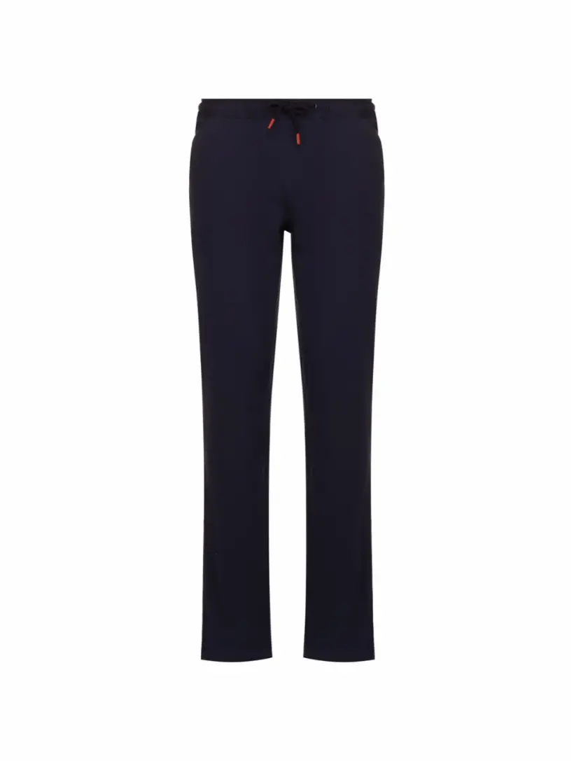 

Хлопковые спортивные брюки Kiton, тёмно-синий