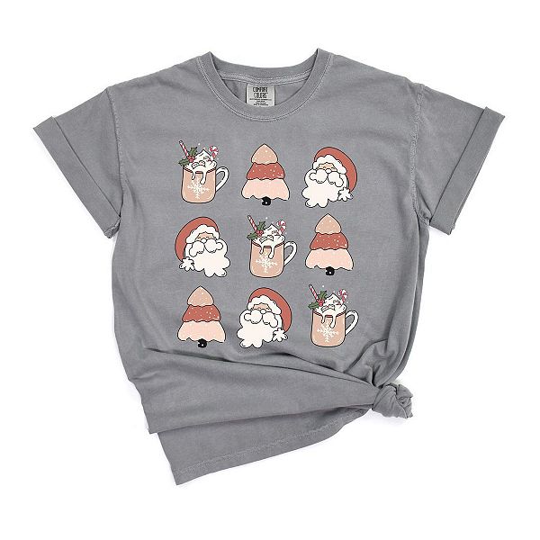 

Футболка Santa tree mug chart garment dyed Simply Sage Market