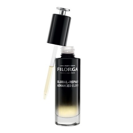 Filorga Global-Repair Advanced Elixir Антивозрастное средство для лица с керамидами, драгоценными маслами и экстрактом розы, 1,01 жидкая унция — фото 2