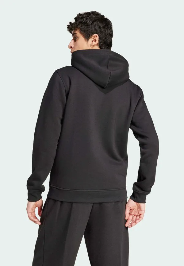 Толстовка ess fz hd на молнии Adidas Originals, Black — фото 2