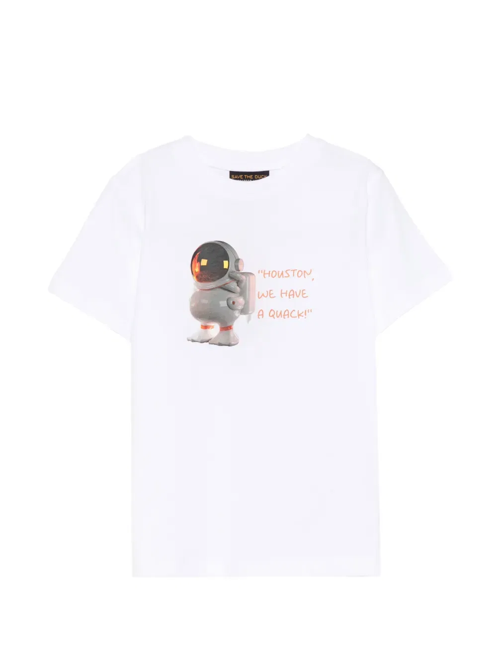 Футболка с графическим принтом Save The Duck Kids, белый