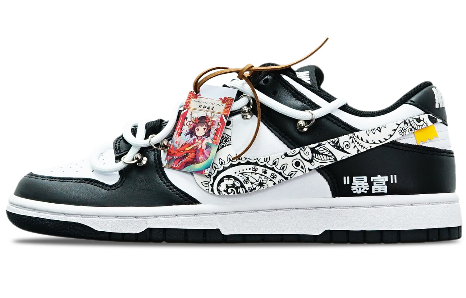 

Кроссовки Nike Dunk Skateboard Shoes Men Low-Top Black White, Черный, Кроссовки Nike Dunk Skateboard Shoes Men Low-Top Black White