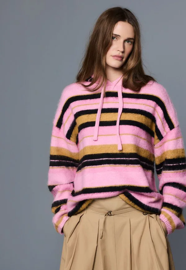 

Худи стандартного кроя с начесом Next, Pink Multi Stripe, Розовый, Худи стандартного кроя с начесом Next, Pink Multi Stripe