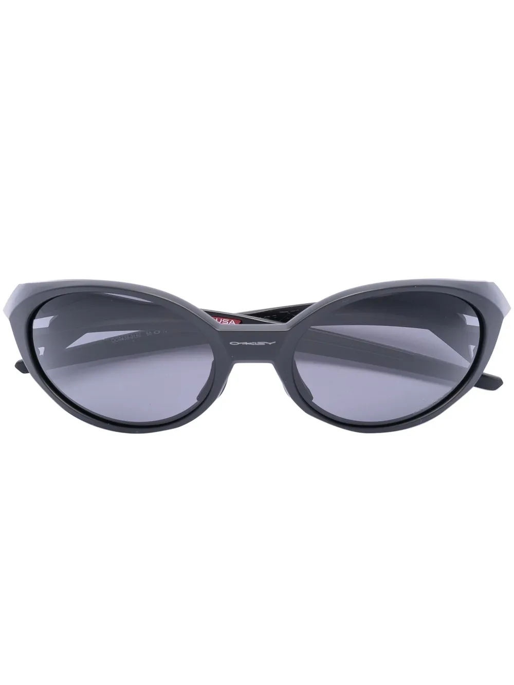 

Солнцезащитные очки в овальной оправе Oakley, черный