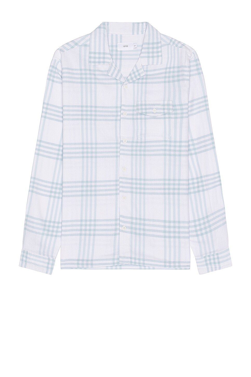 

Рубашка onia Flannel Overshirt, белый