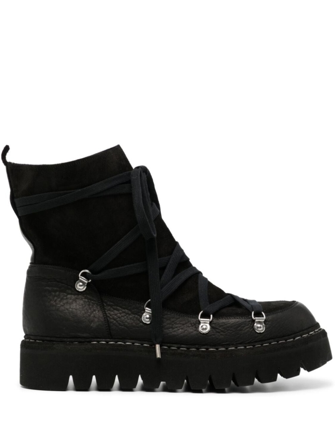 

Ботинки на шнуровке Guidi, черный