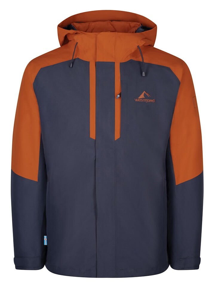 

Дождевик Westfjord 3in1-Funktionsjacke Skogafoss, цвет Orange/Dunkelblau