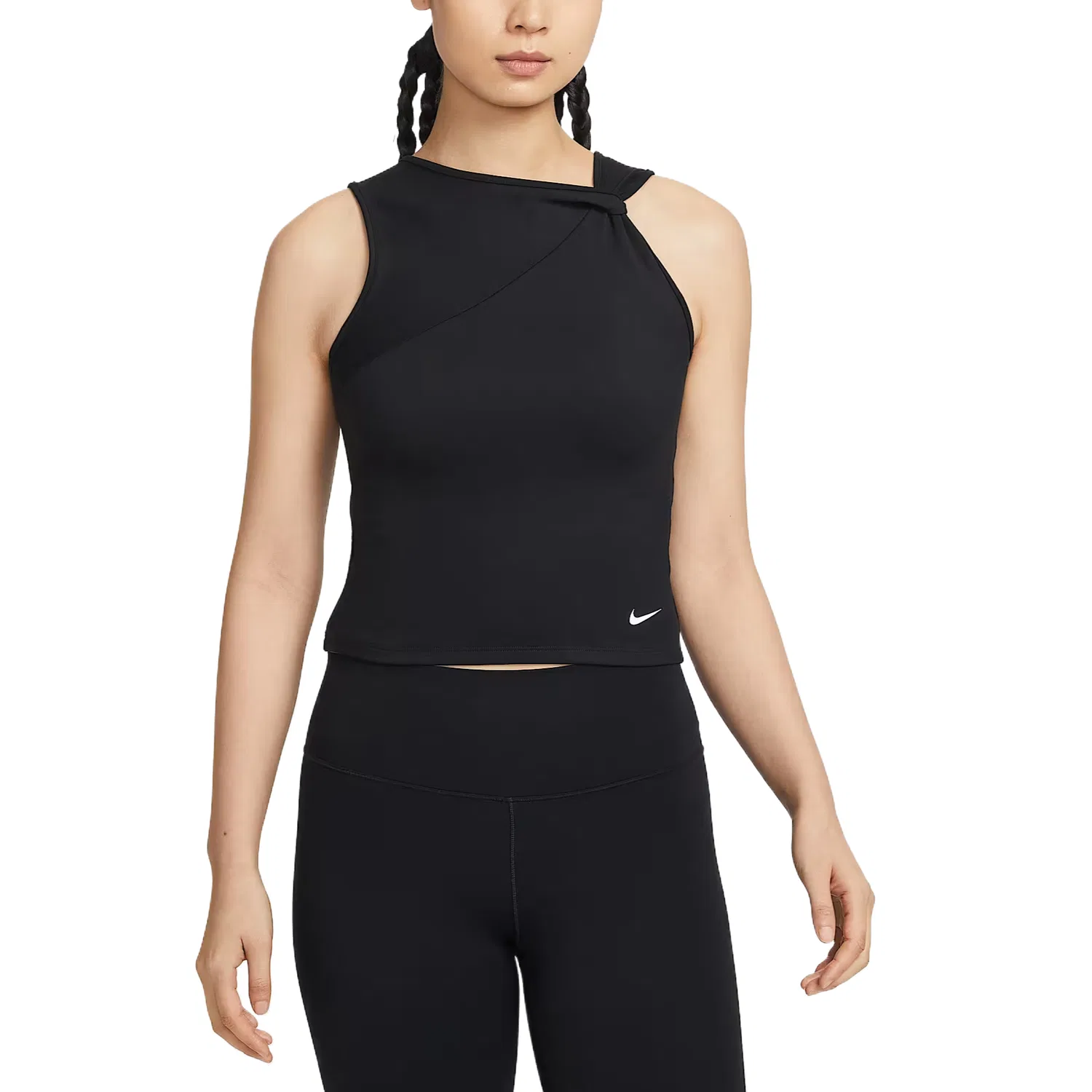 Женский спортивный топ Dri Fit One Nike, Black/White