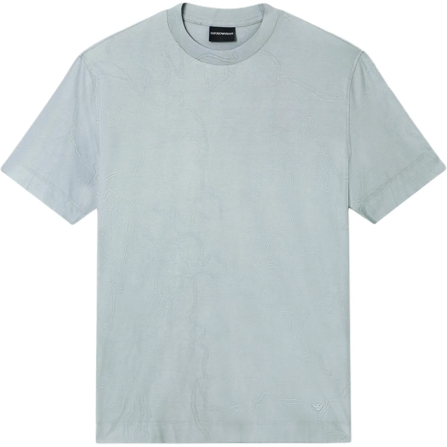 Футболка текстурированная EMPORIO ARMANI, Gray