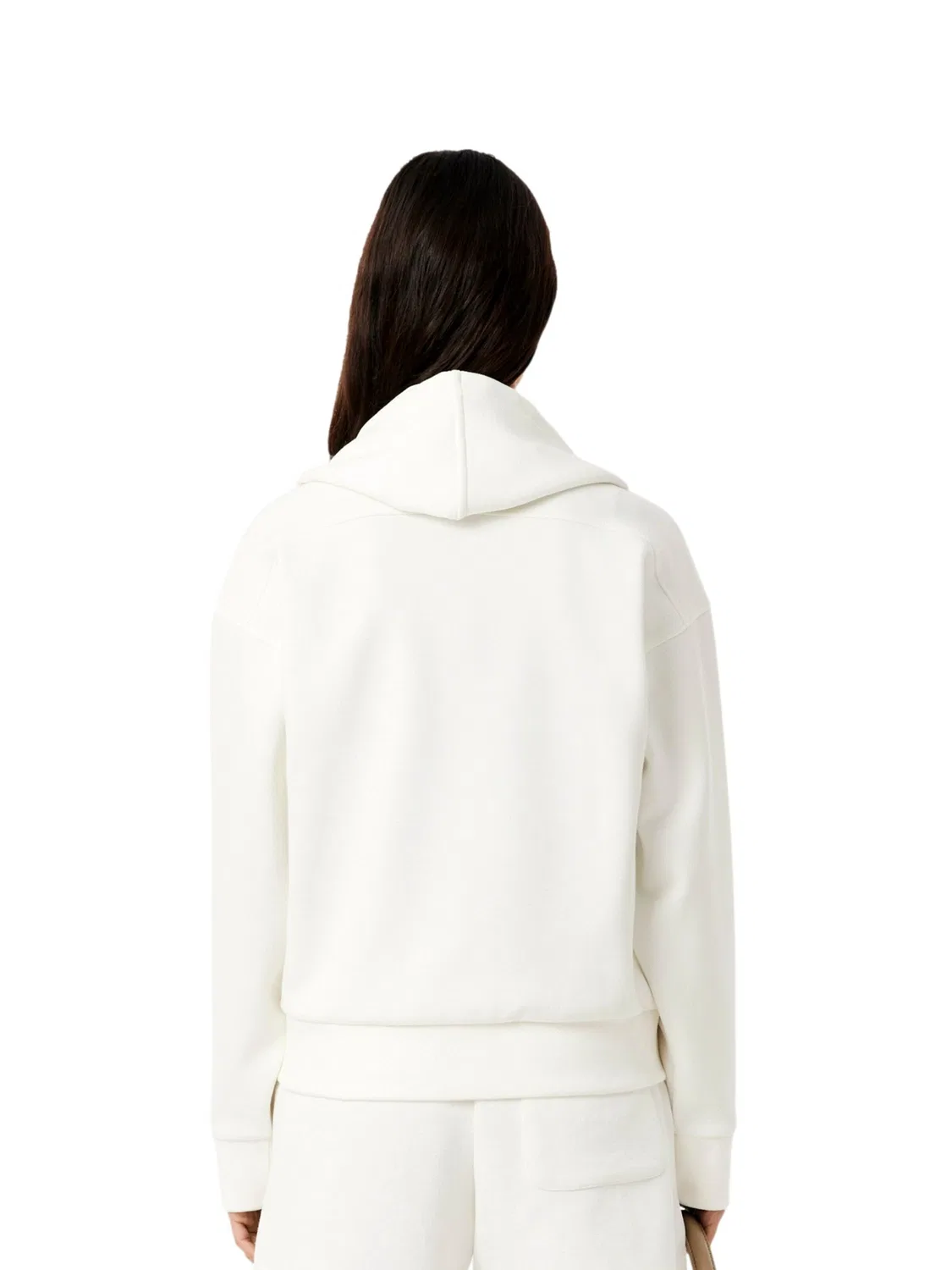 Толстовка на молнии Lacoste, White — фото 3