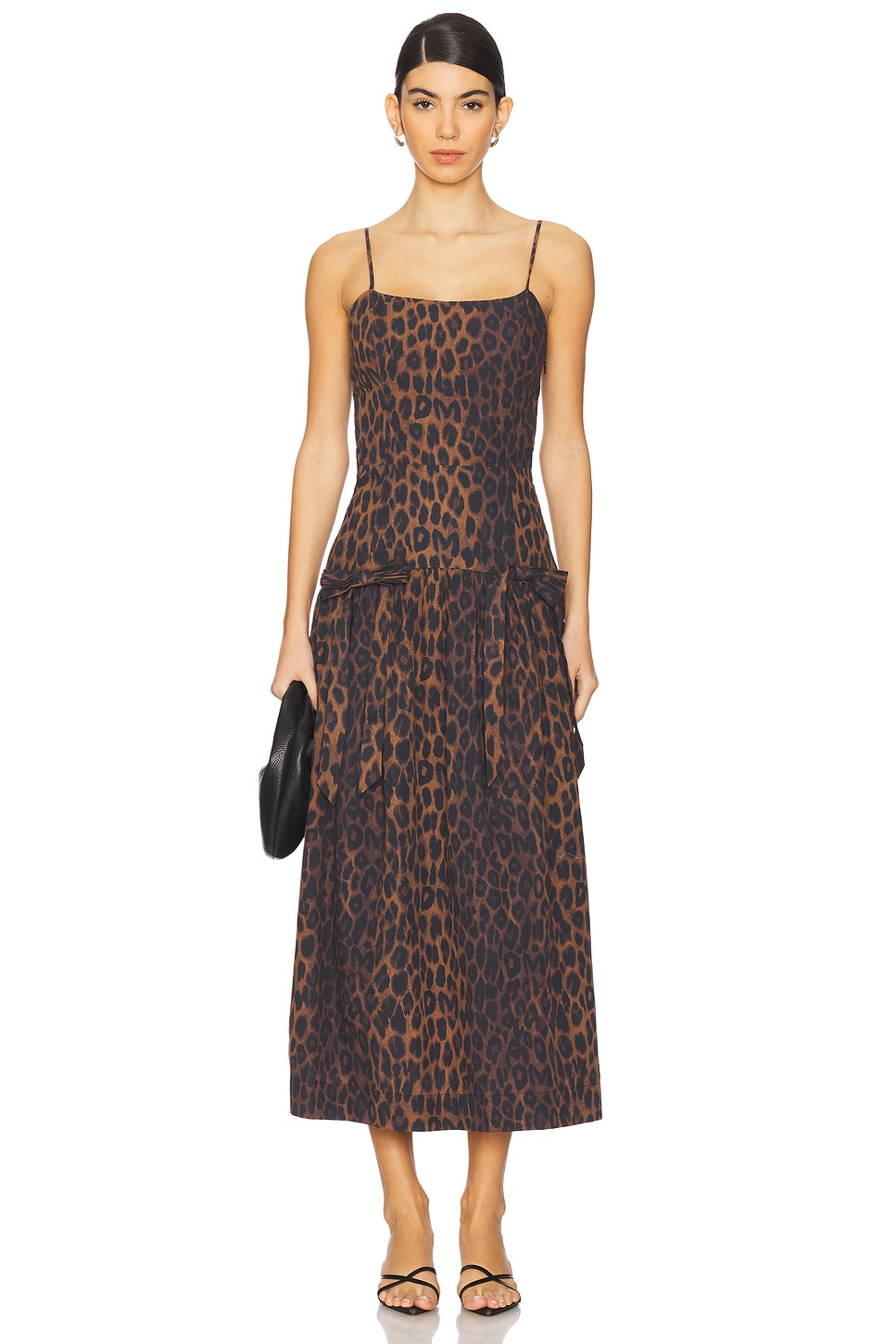 

Midi-платье Persephone от Damson Madder, dark leopard