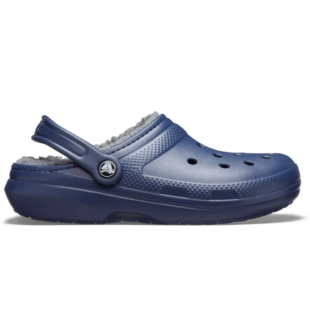 Унисекс сабо Classic Lined Clog Crocs, антрацитово-синий