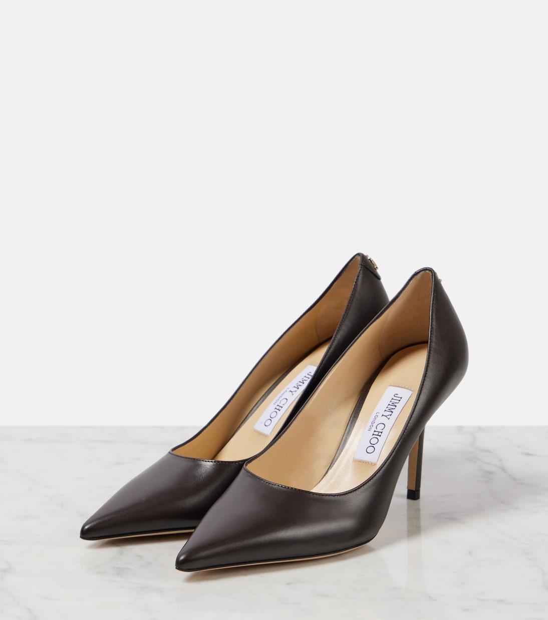 Туфли-лодочки Love 85 из кожи Jimmy Choo, кофе — фото 4