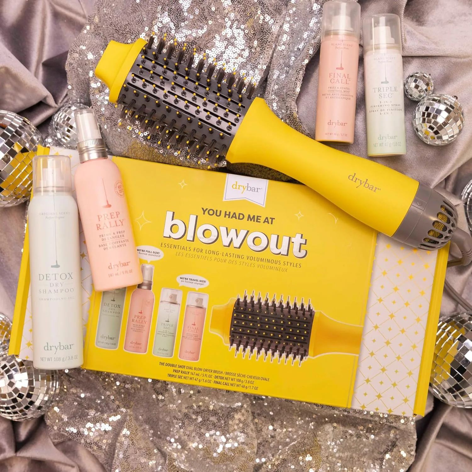 Набор Drybar You Had Me at Blowout Kit для обновления, подготовки, укладки, текстурирования и фиксации прически с дополнительным объемом, который держится до 8 часов — фото 4