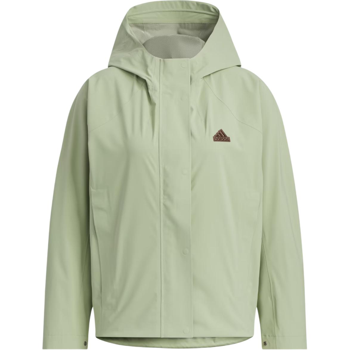 

TECH RAIN JACKET Adidas Куртка-дождевик женская палаточный зеленый