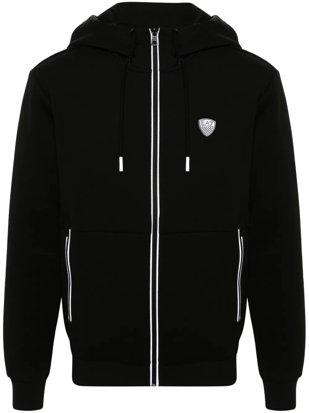 

Худи с логотипом Ea7 Emporio Armani, черный