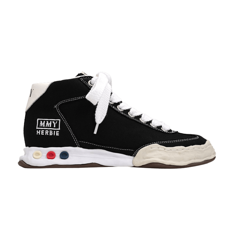

Кроссовки Maison Mihara Yasuhiro Herbie OG Sole Canvas High 'Black', черный