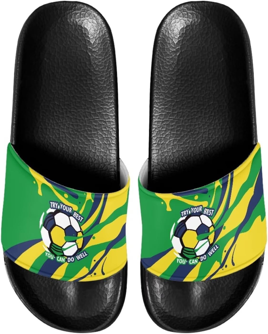 

Женские и мужские повседневные пляжные сандалии Vuriqeby, легкие мягкие тапочки, классические слипоны для путешествий, размер 5-14, с черной подошвой