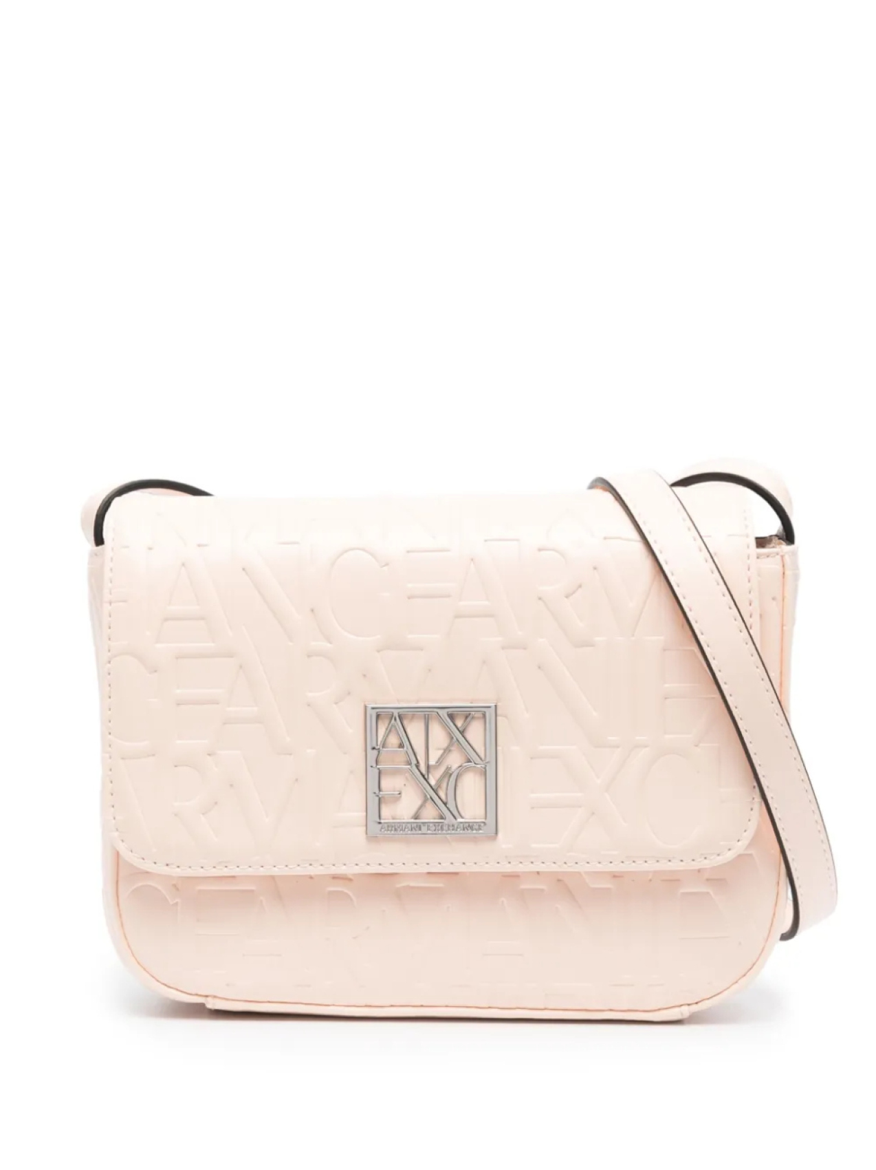

Armani Exchange сумка на плечо с тисненым логотипом, розовый