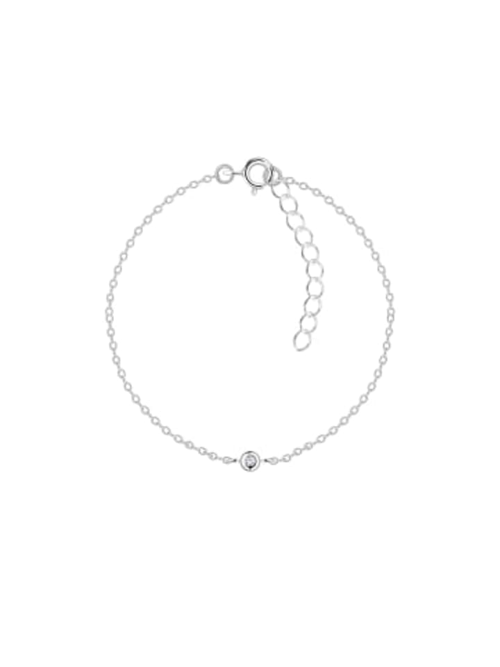 

Alexander York Браслет SOLITARY, белый, из серебра 925 пробы