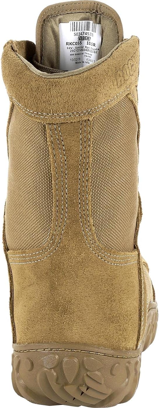 Мужские водонепроницаемые утепленные военные ботинки ROCKY S2V, Coyote Brown — фото 4